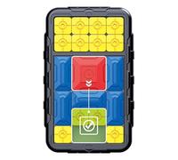 Jeu de puzzle coulissant - Stimule la logique et la concentration avec un jeu de défis sans fin, une conception de tuiles coulissantes magnétiques à tableau compact, un entraînement cérébral à 500 niv