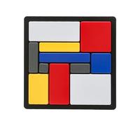 Jeu De Puzzle Créatif avec des Blocs Géométriques,Casse-tête Logique,Jeu De Réflexion Logique À 88 Niveaux 4 Niveaux De Difficulté,Blocs De Jeus pour Défis Mentaux pour Ados Adultes (A)