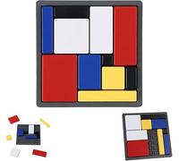 Jeu De Puzzle Créatif avec des Blocs Géométriques | Jeu De Réflexion Logique À 88 Niveaux, 4 Niveaux De Difficulté | Blocs De Jeus pour Défis Mentaux - pour Enfant Et Adultes