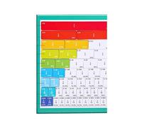 Jeu de puzzle d'apprentissage des carreaux et des cercles de fraction pour les manipulations mathématiques préscolaires Outil éducatif Fournitures pédagogiques à base de papier