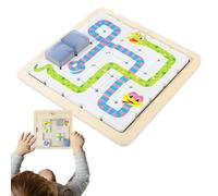 Jeu de Puzzle Échecs sur Plateau - Interactif et Portable,Ensemble de Puzzle de Table et Casse-Tête,pour la Maison, Les fêtes, Les Vacances, la Salle de Classe, la Maternelle, Les garçons,