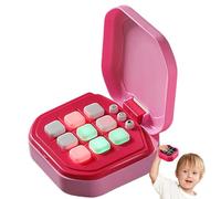 Jeu de puzzle électronique, jeu de boulon de puzzle numérique, jeu de console portable, jouet éducatif de formation cérébrale interactif pour anniversaires et enfants