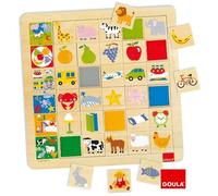 Jeu de puzzle en bois - GOULA - Association Familles - 32 pièces - Mixte - A partir de 3 ans