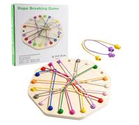 Jeu de Puzzle Hexagonal à détacher Jeux d'entraînement à la logique pour Enfants à Deux Joueurs Décompression Portable Jeux de société pour fêtes de Famille et Voyages