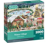 Jeu de puzzle JUMBO Falcon Winter Village 1000 pièces Colette Barker multicolore