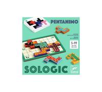 Jeu de puzzle logique Djeco Sologic Pentanimo Animaux multicolore