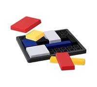 Jeu De Puzzle Logique - Ensemble De Puzzle De Raisonnement Intelligent À 4 Niveaux, Kit D'entraînement Cérébral À La Reconnaissance De Formes, Défi De Style En Bois Pour La Résolution De Problèmes | A