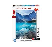 Jeu de puzzle Nathan Massif des montagnes bleues 1000 pièces Multicolore