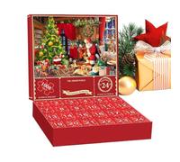Jeu De Puzzle Pour Le Calendrier De L Avent De Noël | Amusement En Famille 1008 Pièces | Calendrier Du Compte À Rebours Puzzle De 24 Jours Pour Noël - Pour Maison Voyage Road Trip Camarades Adolescent