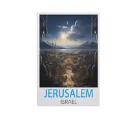 Jeu De Puzzles Classique, Puzzle 1000 Pièces pour Adultes Et Enfants,Jérusalem, Israël,Bricolage Décor À La Maison Jouet Créatif(75x50cm)-L78