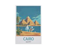 Jeu De Puzzles Classique, Puzzle 1000 Pièces pour Adultes Et Enfants，Le Caire, Égypte，Bricolage Décor À La Maison Jouet Créatif（50x70cm）-II7