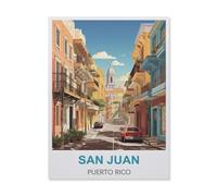 Jeu De Puzzles Classique, Puzzle 1000 Pièces pour Adultes Et Enfants，San Juan Porto Rico，Bricolage Décor À La Maison Jouet Créatif（50x70cm）-A98