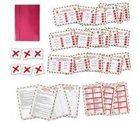 Jeu de querelle de Noël, jeu de querelle familial, jeux de fête de Noël amusants, quiz pour adultes en grand groupe, soirée de jeux en famille, fournitures et activités de fête de vacances - A07