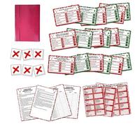 Jeu de querelle de Noël, jeu de querelle familial, jeux de fête de Noël amusants, quiz pour adultes en grand groupe, soirée de jeux en famille, fournitures et activités de fête de vacances - A05