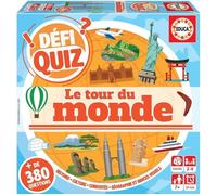 Educa - Defi Quiz - Le Tour du Monde. Découvrez Le Monde en Jouant à ce Jeu de Quiz Amusant. Recommandé pour Les 6 Ans et Plus (18156)