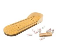 Jeu de quille TD® 30x10x5cm En bois massif Mini Jeu de Bowling Kit complet Intérieur Éducatif et ludique Jouet Mini pour enfants