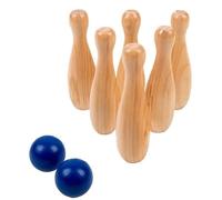 Jeu de Quilles en Bois - MGM - 6 Quilles - Extérieur - Enfant - Mixte