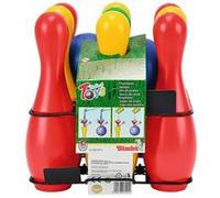 Simba Jeu de quilles de bowling 107223714 – avec 2 balles, 26 cm