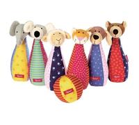 Jeu de quilles pour bébé SIGIKID - 49520 - peluche en microfibre et coton - lavable à 30°C