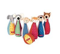 Jeu de Quilles - SIGIKID - 49520 - 6 Figurines Animaux - Multicolores - Tissu Intérieur