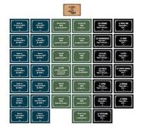 Jeu de quiz de 60 cartes sur le thème du meilleur papa - - ALTOBUY Multicolore