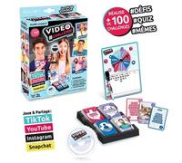 Jeu de quiz et mèmes - CANAL TOYS - Mini Vidéo Challenge - Anneau LED Selfie - Multicolore - 10 ans+