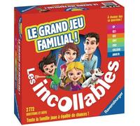 Jeu de Quiz Les Incollables Le grand jeu familial Ravensburger - 7 niveaux de difficulté - Dès 6 ans