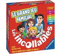 Jeu de Quiz Les Incollables Le grand jeu familial Ravensburger - 7 niveaux de difficulté - Des 6 ans