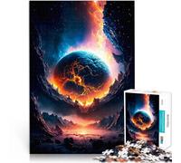 Jeu de Quiz Planète Magma Puzzle 1000 pièces pour Adultes 50x75cm Décoration Murale, Cadeaux Uniques pour Anniversaire et Noël pour Les 14 Ans et Plus