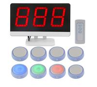 Jeu de quiz sans fil avec 10 boutons, 1 moniteur hôte, 3 modes de réponse et 4 états, pour jeu télévisé, salle de amiliale