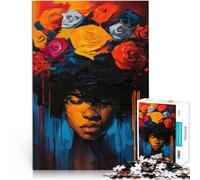 Jeu de Quiz Splendeur des Roses Puzzle 2000 pièces pour Adultes 70x100cm avec Affiche et Feuille de Questions correspondantes à partir de 14 Ans