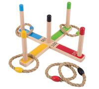 Jeu de quoits en bois