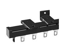 Jeu De Rails À Rideaux En Aluminium, Rail De Plafond En Aluminium Pour Rideaux 1M~6M, Rail De Rideau Simple Pour Diviseur De Pièce, Avec Rideau De Rail Muet, Rideau De Douche Pour Camping-car