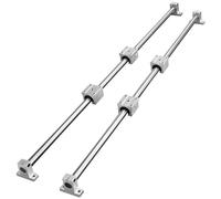 Jeu de rails de guidage linéaire, SFC20 1200 mm, 2 pièces - Rails de guidage SFC20 1000 mm, 39,4 pouces, 4 blocs de glissement SC20, 4 supports de rails - Rails linéaires et jeu de roulements pour mes