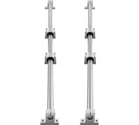 Jeu de rails de guidage linéaire SucceBuy, SFC20 1200 mm. 2 rails de guidage, 4 blocs de glissement, 4 supports de rail. Pour les machines automatisées et les projets de bricolage CNC