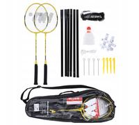 Jeu de raquettes de badminton WISH Alumtec 4466, jaune