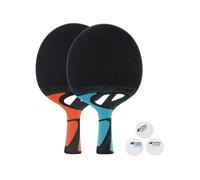 Jeu de raquettes de tennis de table (2pcs) Tacteo pack duo Orange
