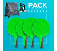 Jeu de raquettes de tennis de table pour l'extérieur Premium plus pack Cornillea