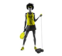 Swingball Pro Reflex Tennis Trainer - Raquette Power Padel + Balle Réelle sur Cordon - Entraîneur Autonome Toute Surface - pour Enfant et Adulte - Idéal Jardin ou Terrasse - Dès 6 Ans