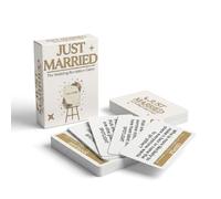 Jeu de réception de mariage « Just Married », 76 cartes LED par l'hôte pour le divertissement des invités, les invites de brise-glace, les toasts rapides, les questions de couple, les moments de table
