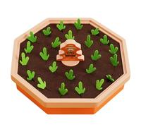 Jeu de récolte de carottes en bois - Jouet de puzzle de tri et d'association de formes pour les tout-petits de 1 à 6 ans, cadeau éducatif pour bébé pour garçons et filles