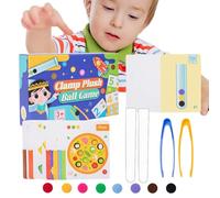 Jeu de reconnaissance des couleurs du tube à essai, développement de jouets d'apprentissage et d'éducation avec perles colorées
