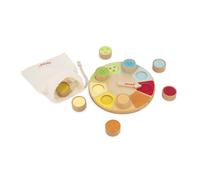 Jeu de reconnaissance tactile en bois multicolore TU