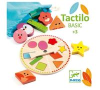 DJECO - Premier Âge TactiloBasic Jeux d'Compétence, Multicolore (36214)