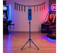 Jeu de Réflexes à 10 Bâtons, Machine de Coordination Œil-Main Réglable Blue