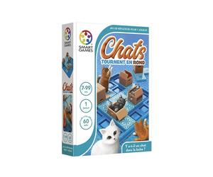 Jeu de réflexion amusant : Chats tournent en rond