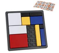 Jeu de réflexion logique pour enfants, jouet d'intelligence avec quatre | Entraînement logique avec blocs de puzzle pour enfants, adolescents, adultes, école, bureau, voyage, camping, pique-nique