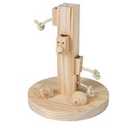 Jeu de réflexion pour rongeurs Kerbl Feedtree Beige 25x25x30 cm