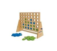 Jeu de réflexion - SCHILDKRÖT - 4 Gagnant Le Classique - Bois FSC - Format XXL - 2 joueurs