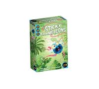 Jeu de réflexion Sticky Chameleon - IELLO - 8 langues - 66 jetons - 2 dés - 1 livret de règle